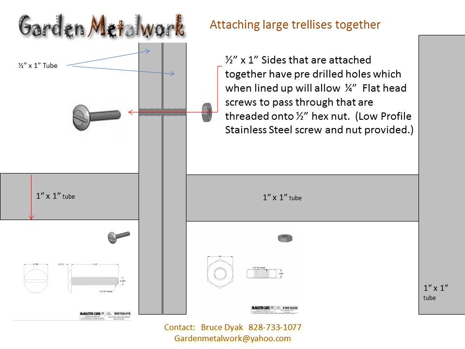 Garden Metalwork Long lasting Trellis